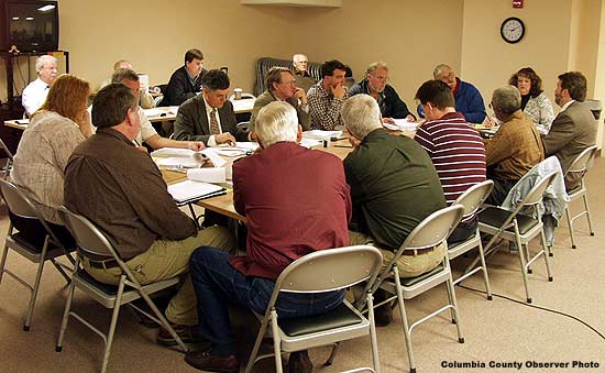 The county utility subcommittee meets