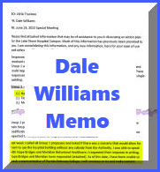 Link to Dale Williams memo
