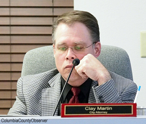 city attorney Clay Martin