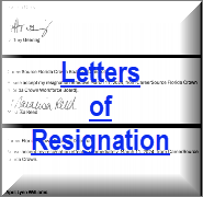 Link to letters of resignation