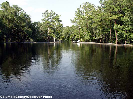 2012 flood on the Santa Fe River