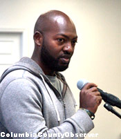 Sylvester Warren addresses the Lake City, City Council