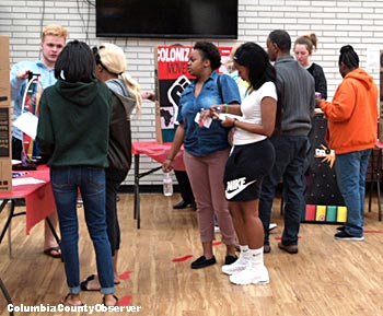 FGC students view exhibits during Black History celebration