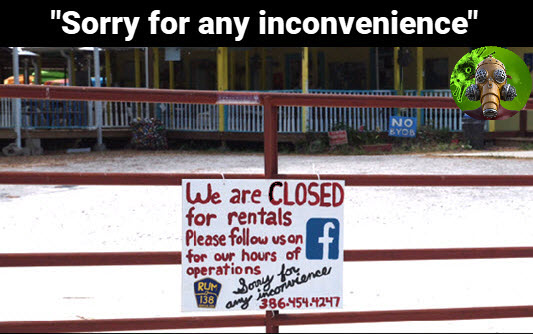 Rum 138, Fort White, FL - closed due to coronavirus