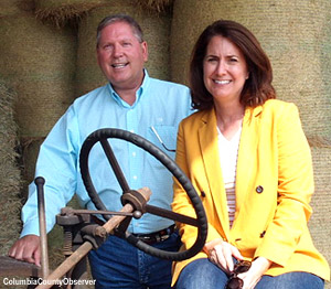 Representative Chuck Brannan and then FL Senate candidate Jennifer Bradley at a fund raiser this fall.