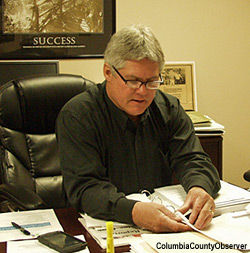 Columbia County Economic Development Director Glen Hunter