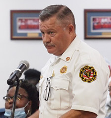 Lake City Fire Chief Randy Burnham