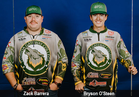 Bassmasters Zack Barrera and Bryson O'Steen