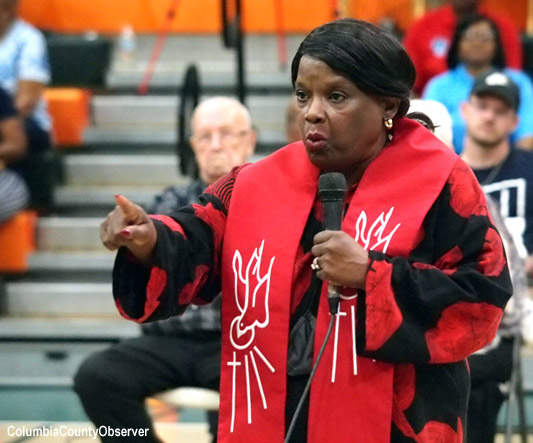 Rev. Dr. Pamela Green at Richardson Community Center