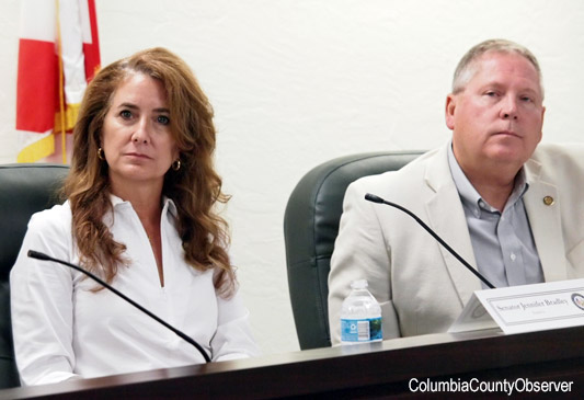 Columbia County Legislative Delegation: Senator Jennifer Bradley and Repersentative Chuck Brannon