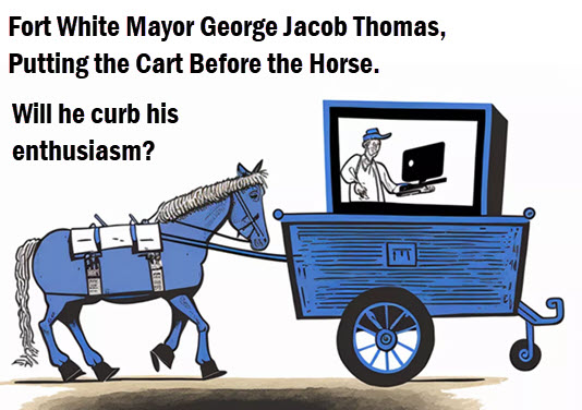 Picture of cart before the horse