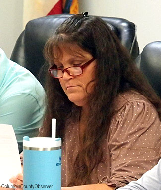 Gilchrist County Commissioner Sharon Langford