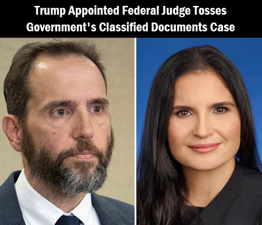 Special counsel Jack Smith and U.S. District Judge Aileen M. Cannon (From left)