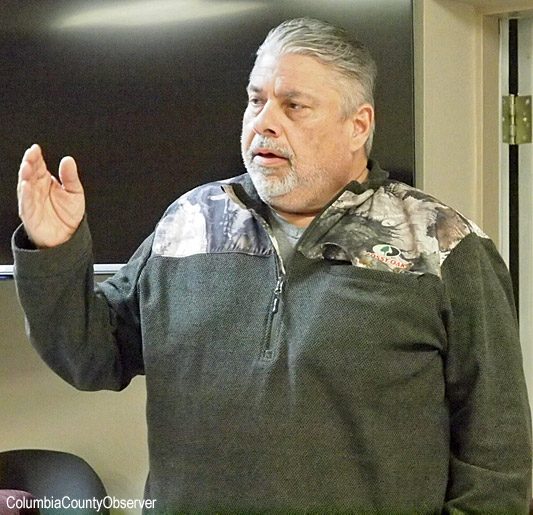 ennis Rivera announcing his resignation from the Council.