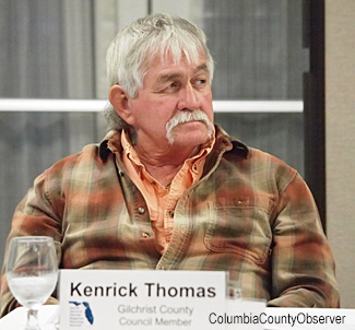 Kenrick Thomas, long time Gilchrist County Commissioner