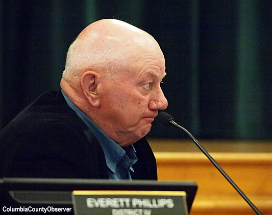 County Commissioner Everett Phillips