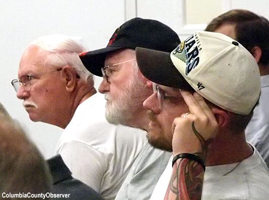 (left to right) Wayne Hannaka of Concerned Citizens, Bo Hancock of Suwannee County, Influencer Kyle Green of Columbia County.