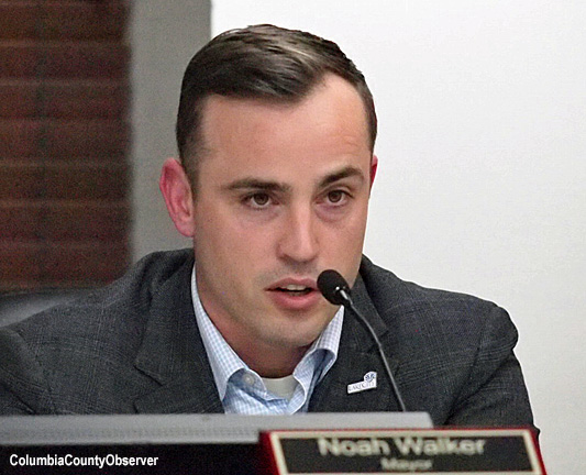 Mayor Noah Walker was worried about setting a precedent.