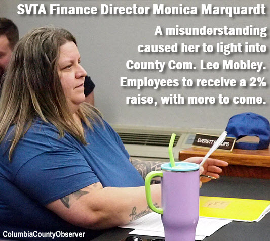 Photo of Monica Marquardt with headline